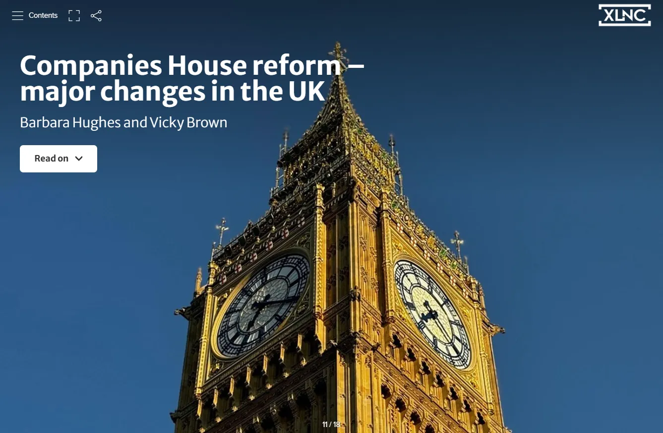 Companies House reform – major changes in the UK