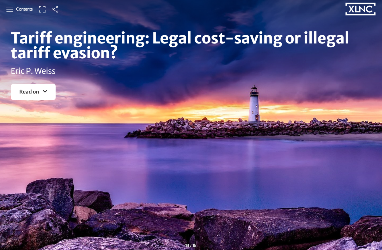 Tariff engineering: Legal cost-saving or illegal tariff evasion?