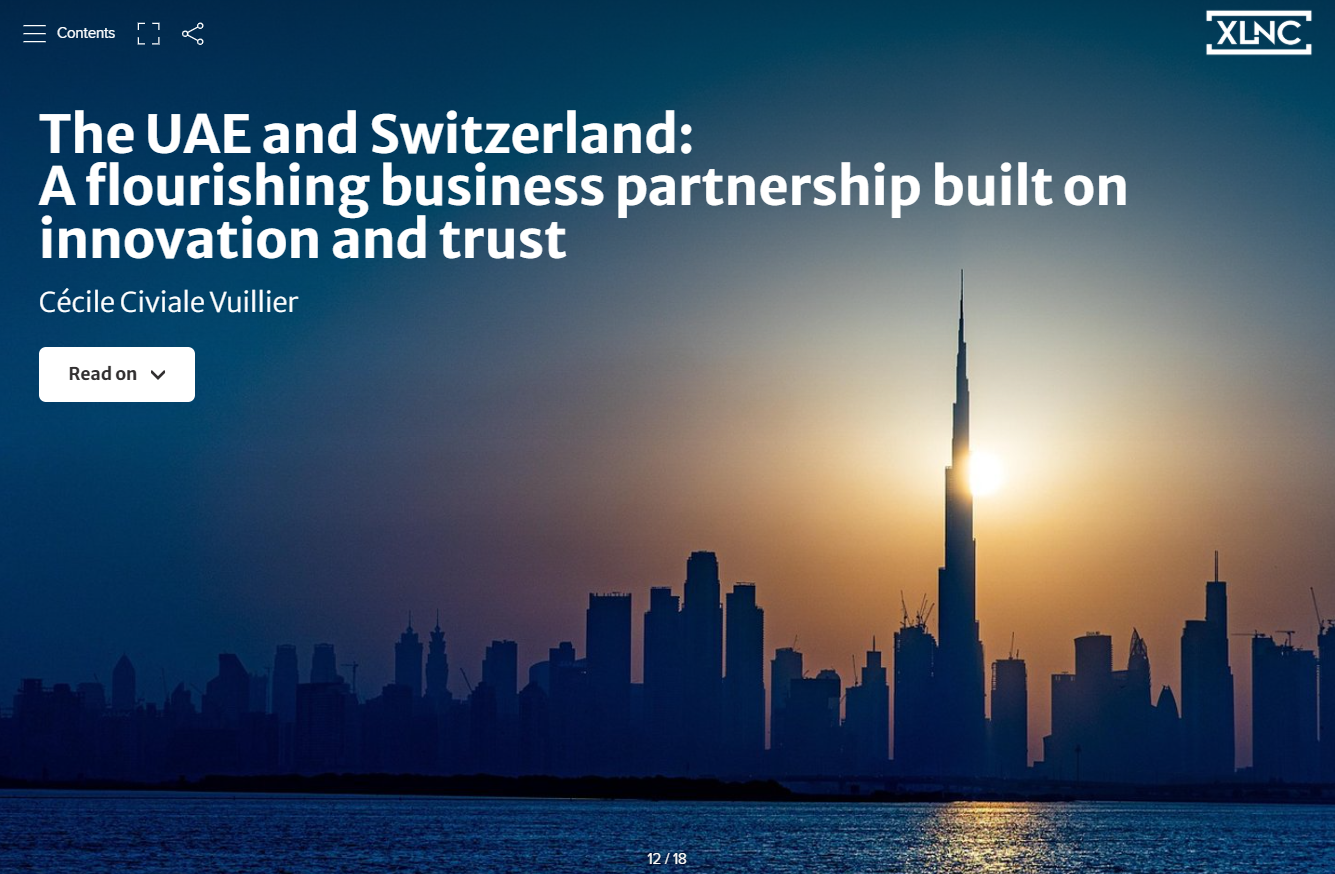 The UAE and Switzerland: A flourishing business partnership built on innovation and trust