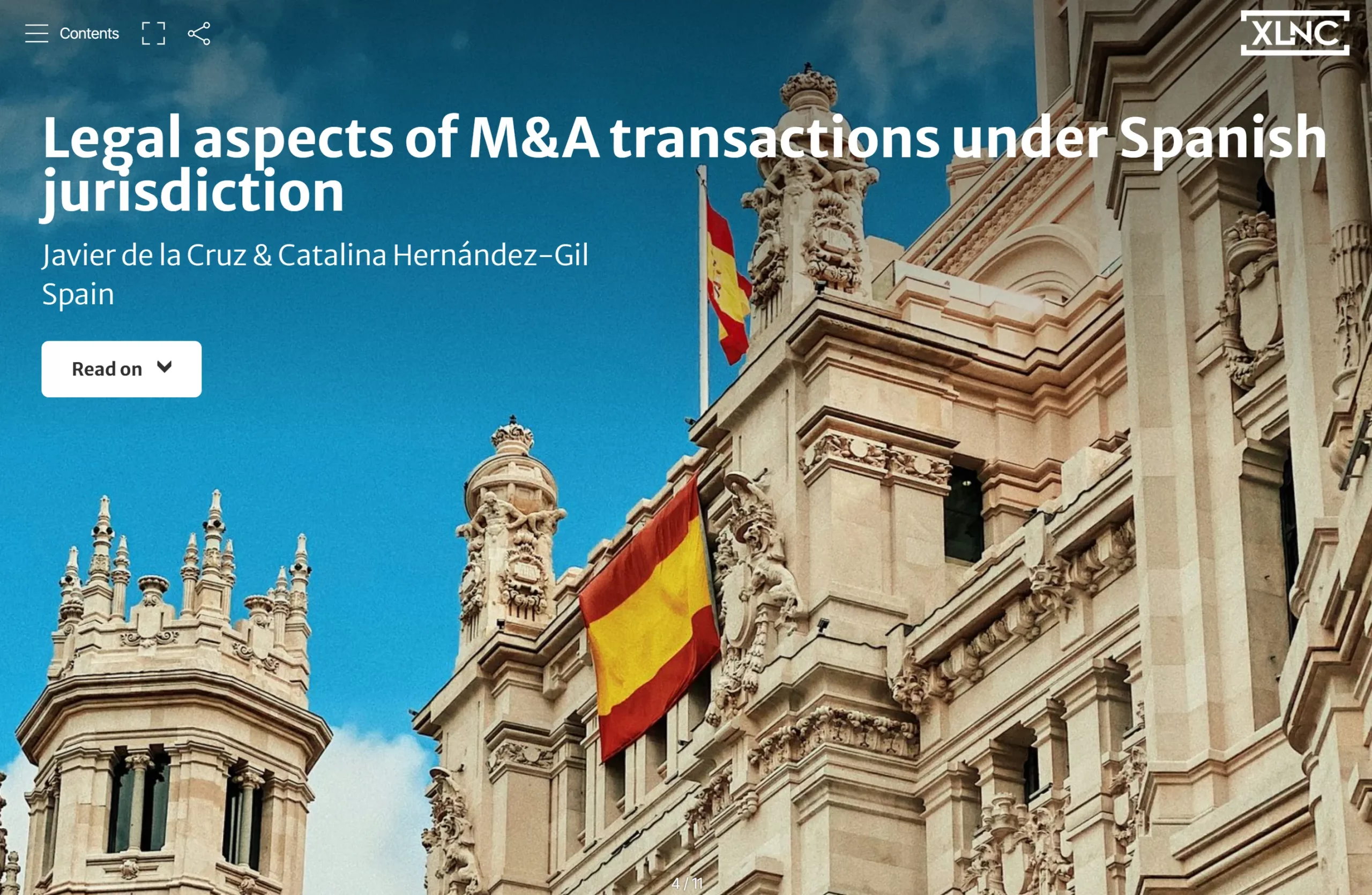 Legal aspects of M&A transactions under Spanish jurisdiction