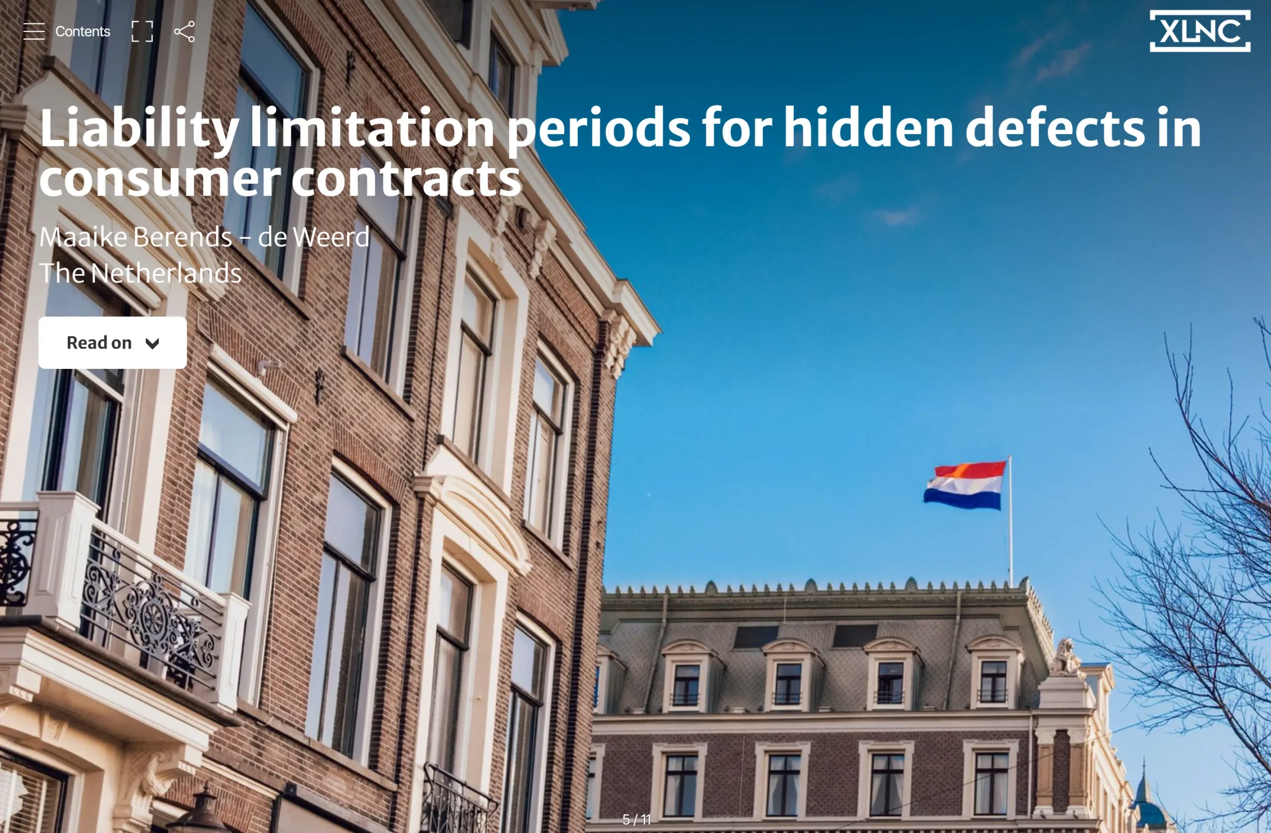 Liability limitation periods for hidden defects in consumer contracts