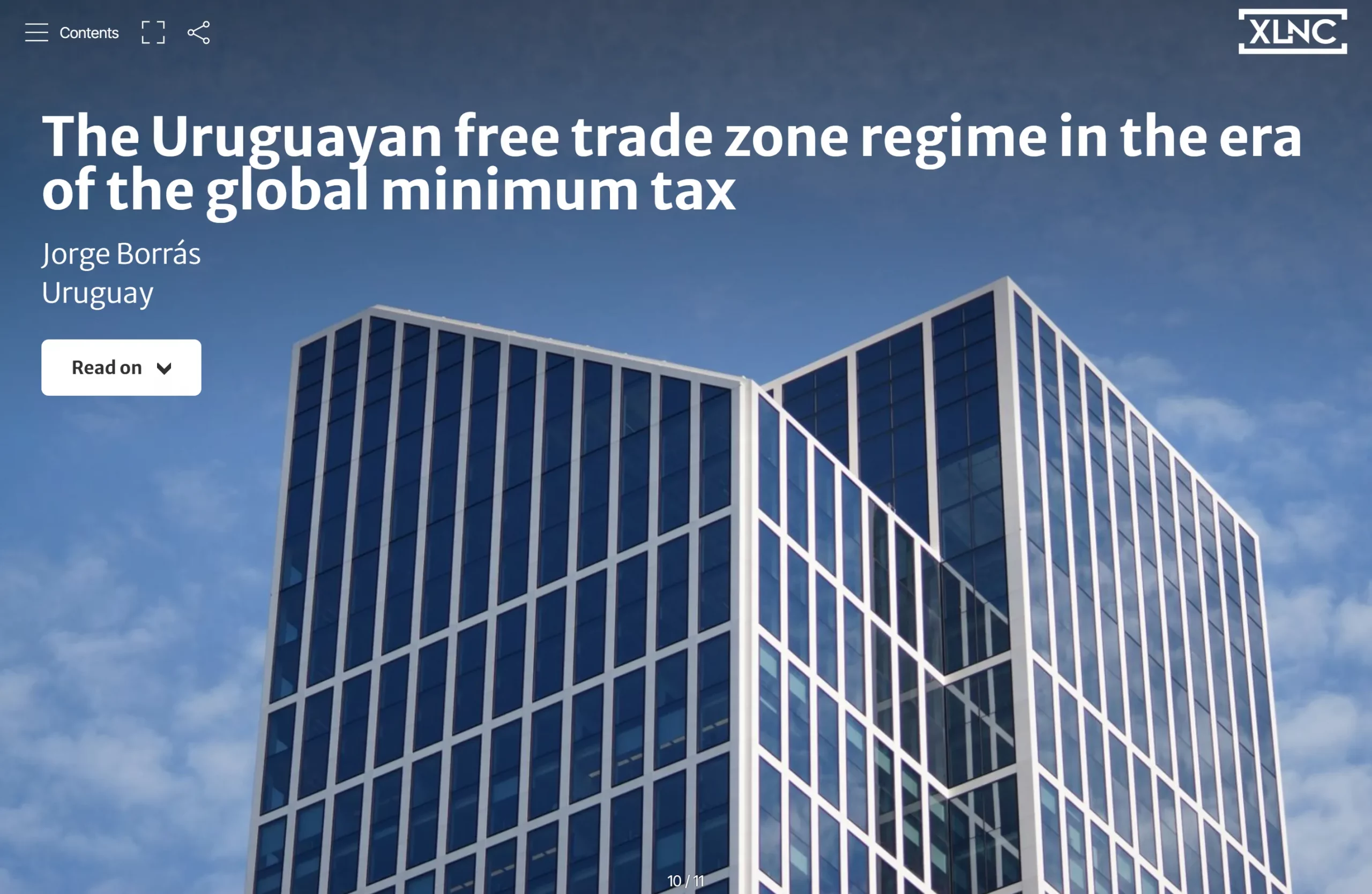 The Uruguayan free trade zone regime in the era of the global minimum tax