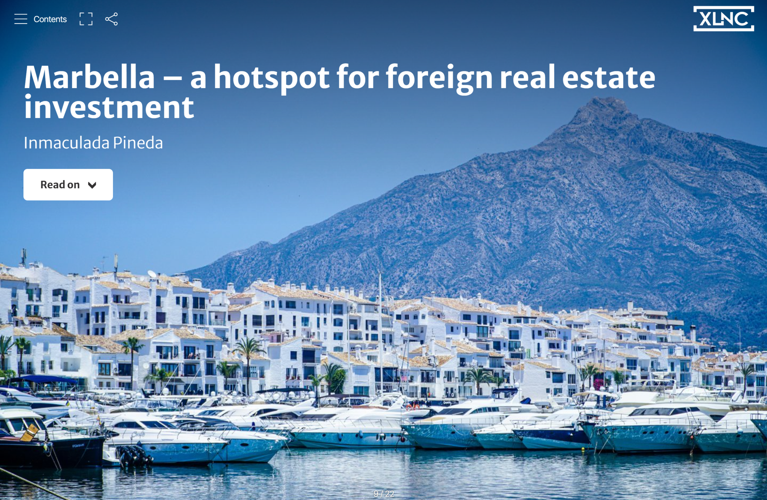 Marbella – a hotspot for foreign real estate investment