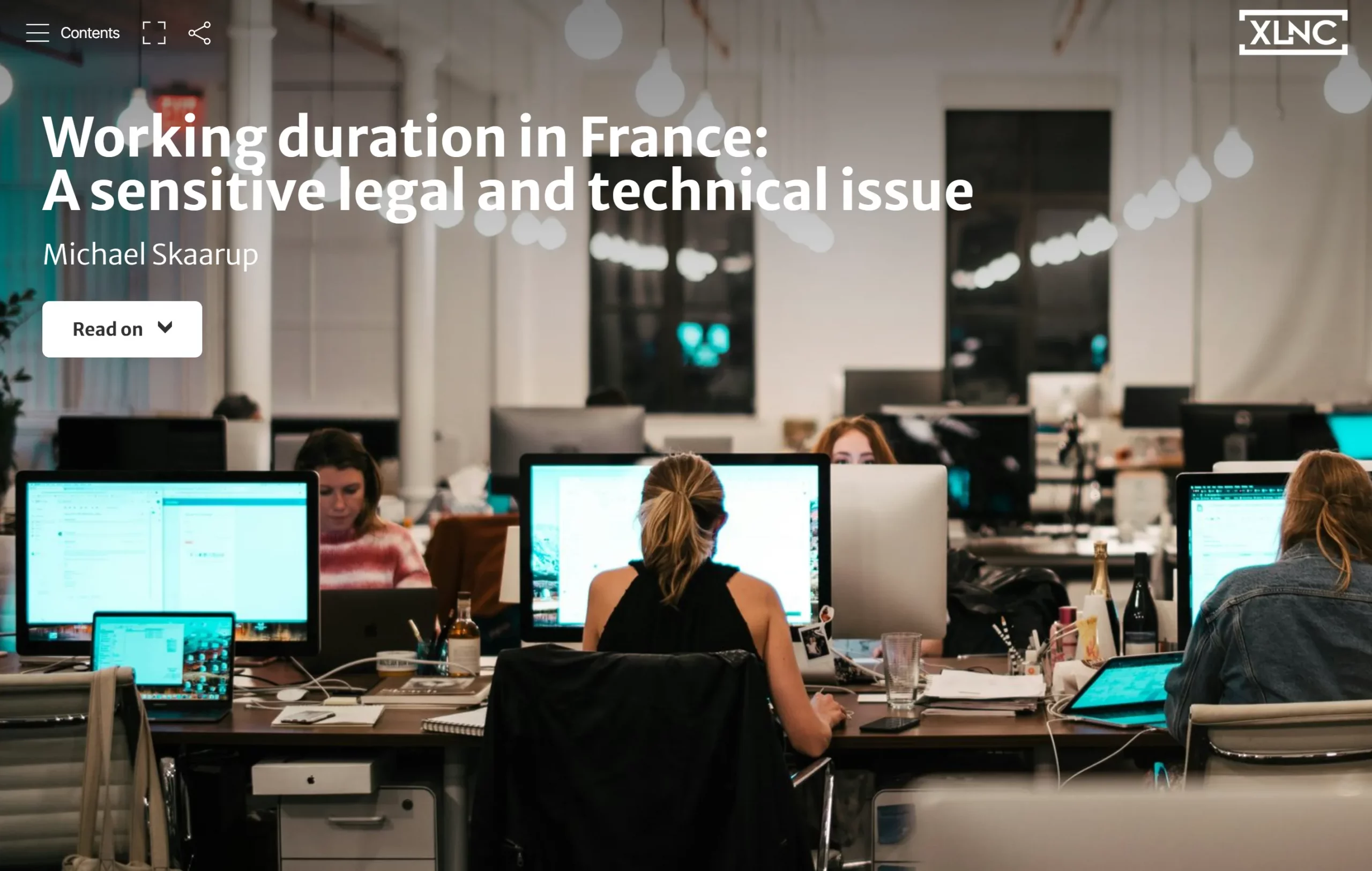 Working duration in France:  A sensitive legal and technical issue