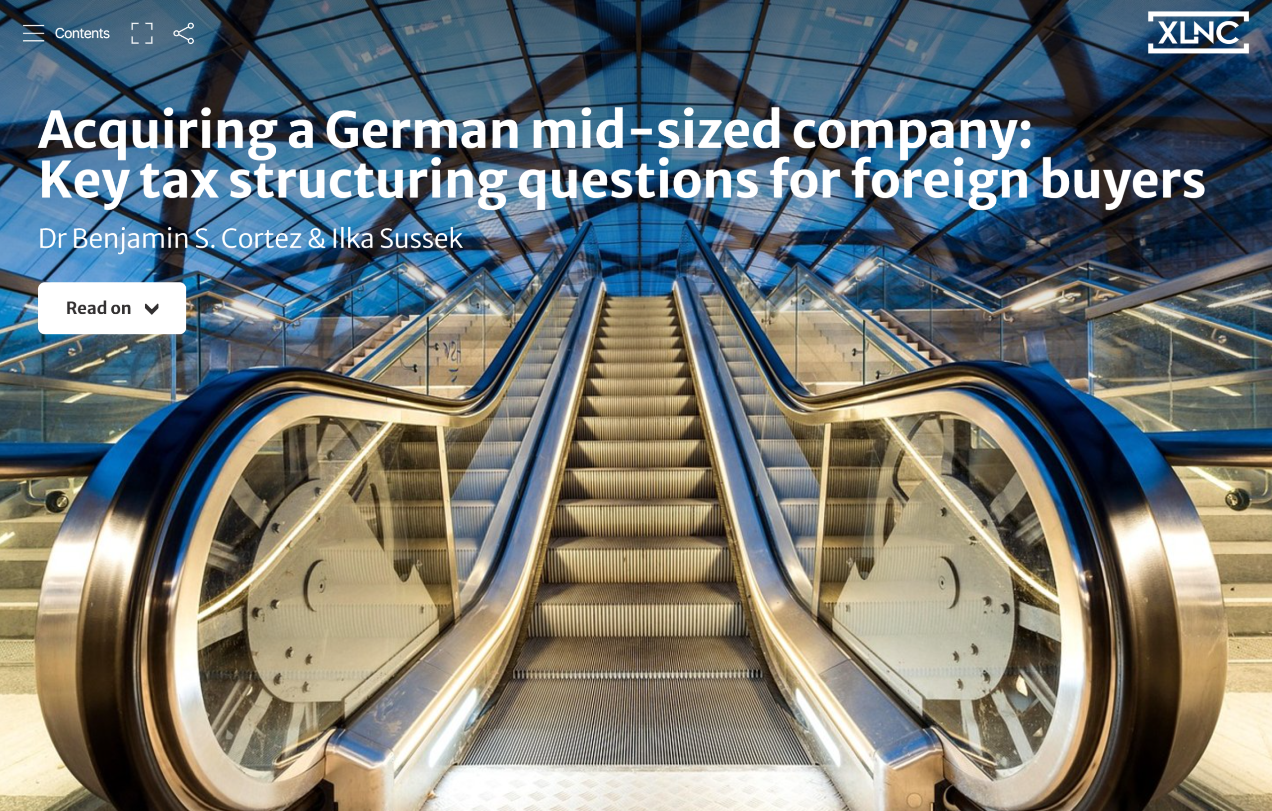 Acquiring a German mid-sized company: Key tax structuring questions for foreign buyers